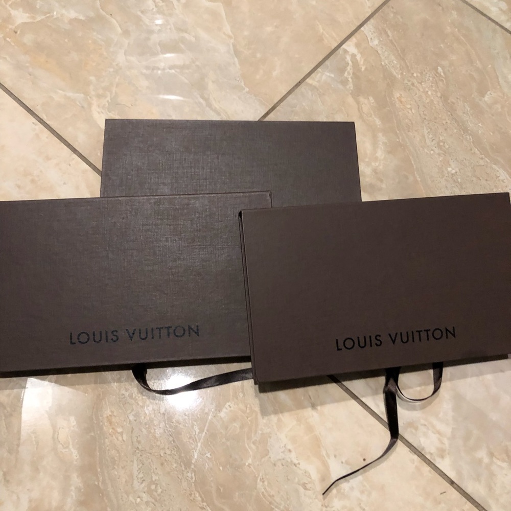 3 Louis Vuitton Receipt Boxes